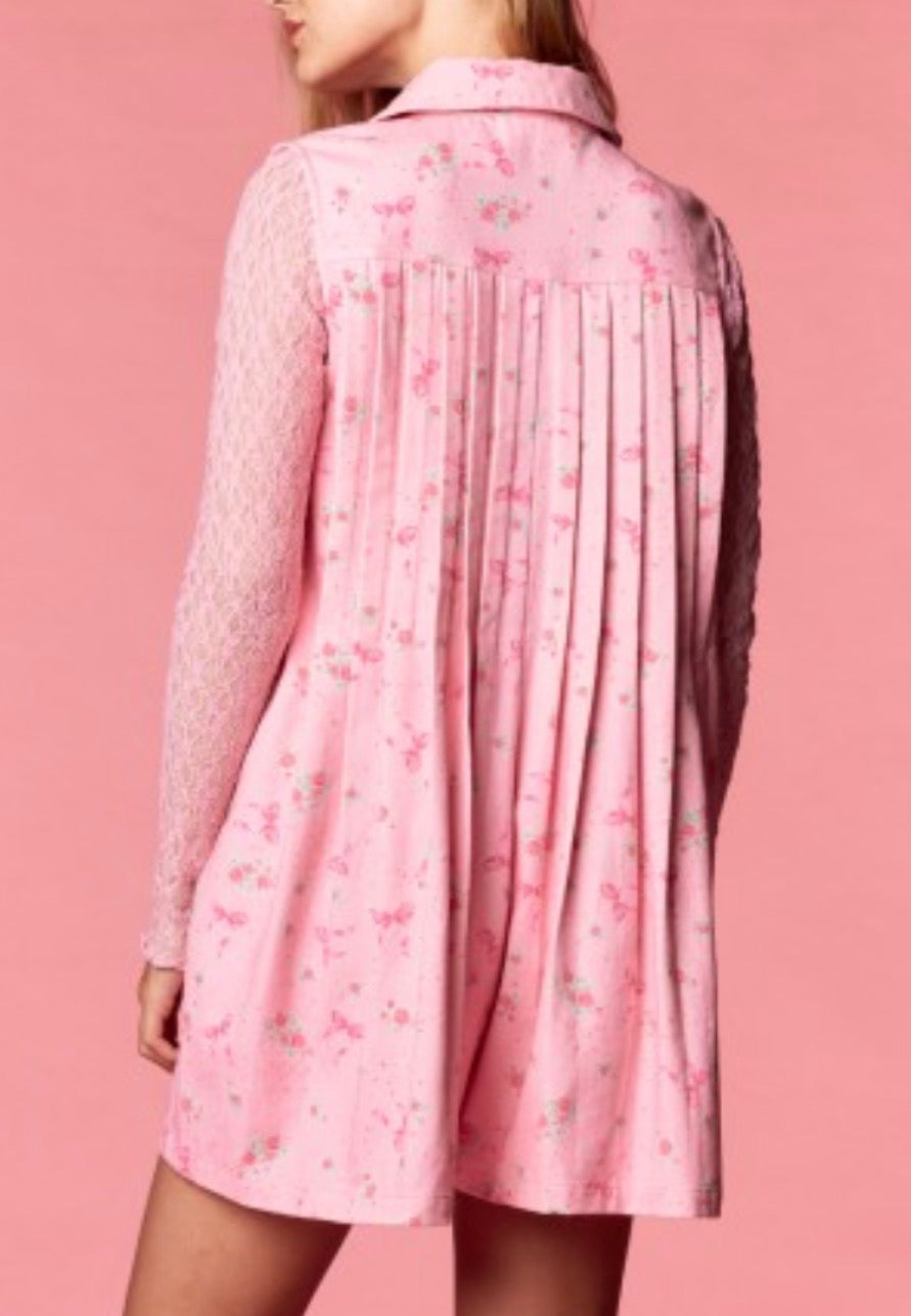 Pink Postcard Playsuit