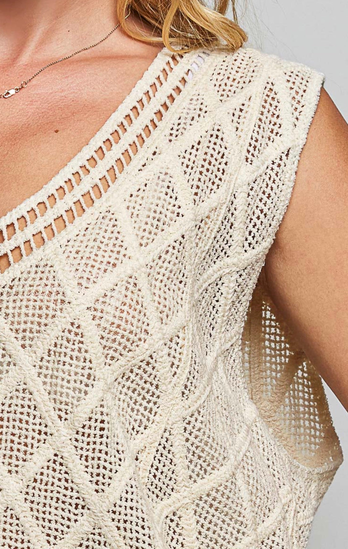 Electric Honey Knit Vest