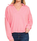 Pink French Terry Top