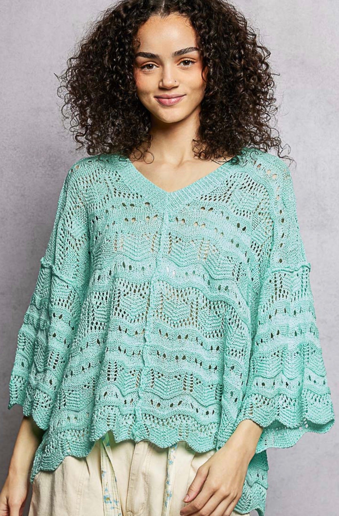 Seafoam Serenade Top