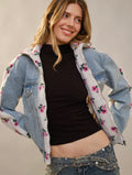 Roadside Roses Denim Jacket