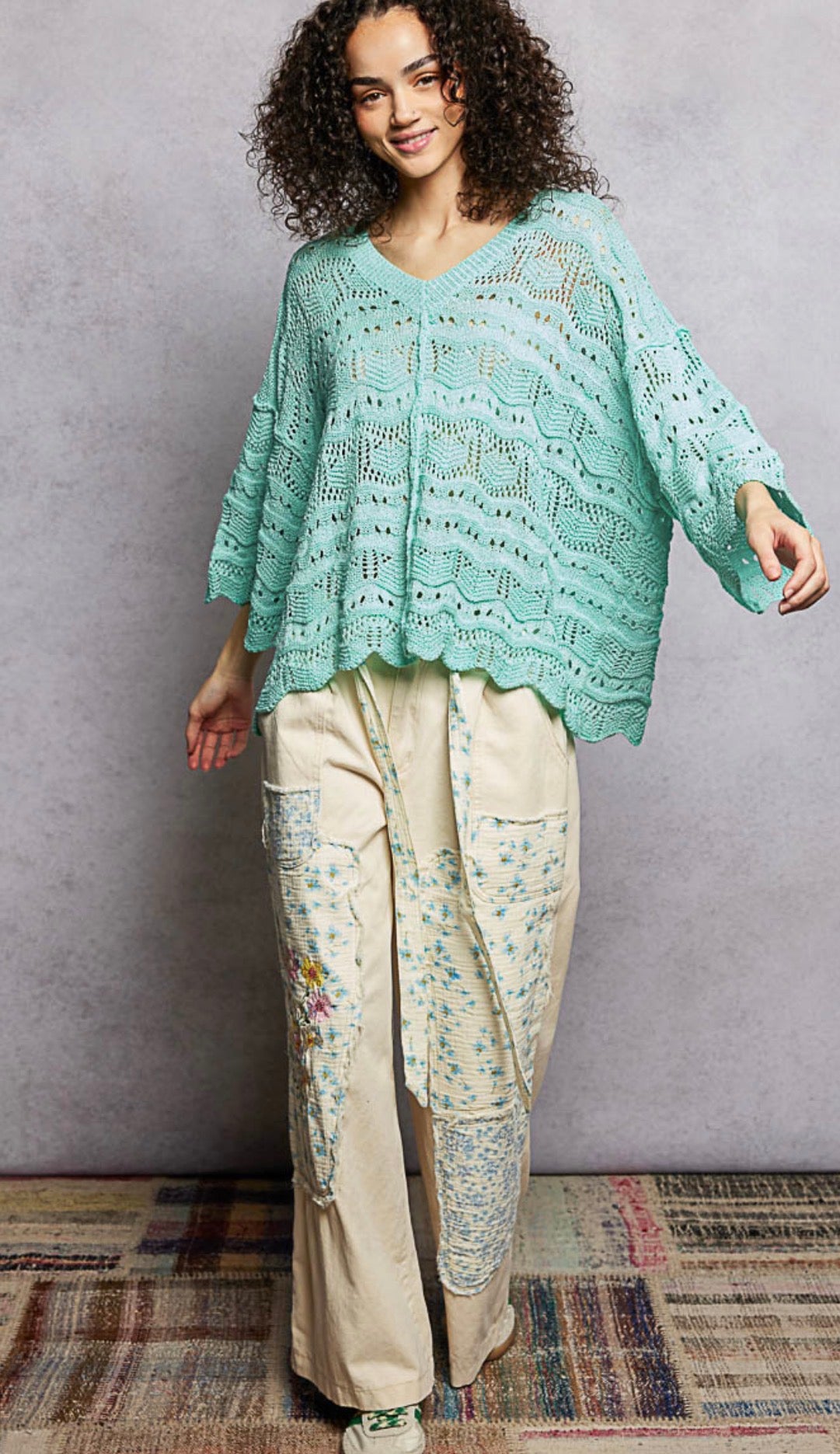 Seafoam Serenade Top