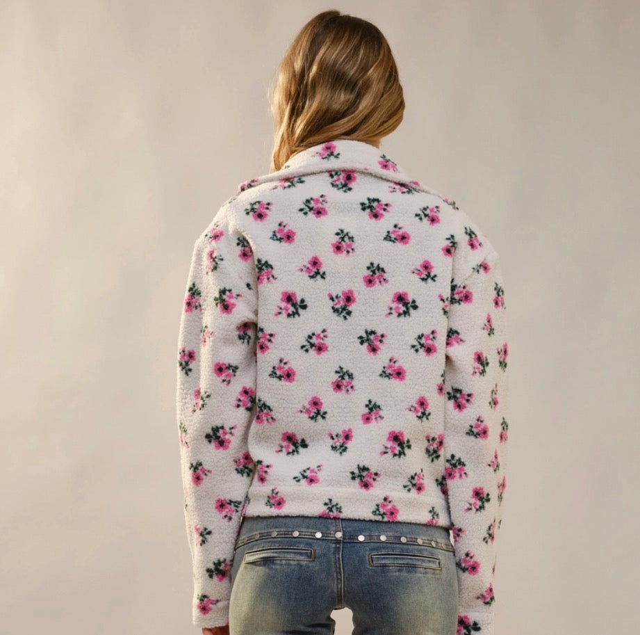 Roadside Roses Denim Jacket