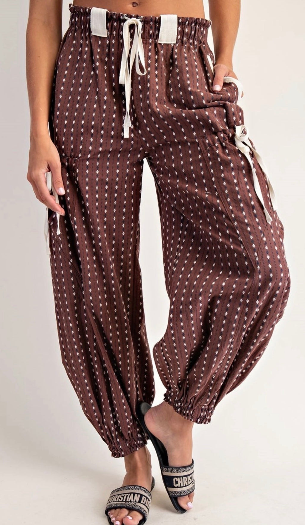 Cocoa & Cream Cargo Pants