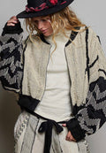 Stitched Rebel Bomber Jacket