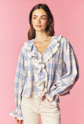 Darling Plaid Top