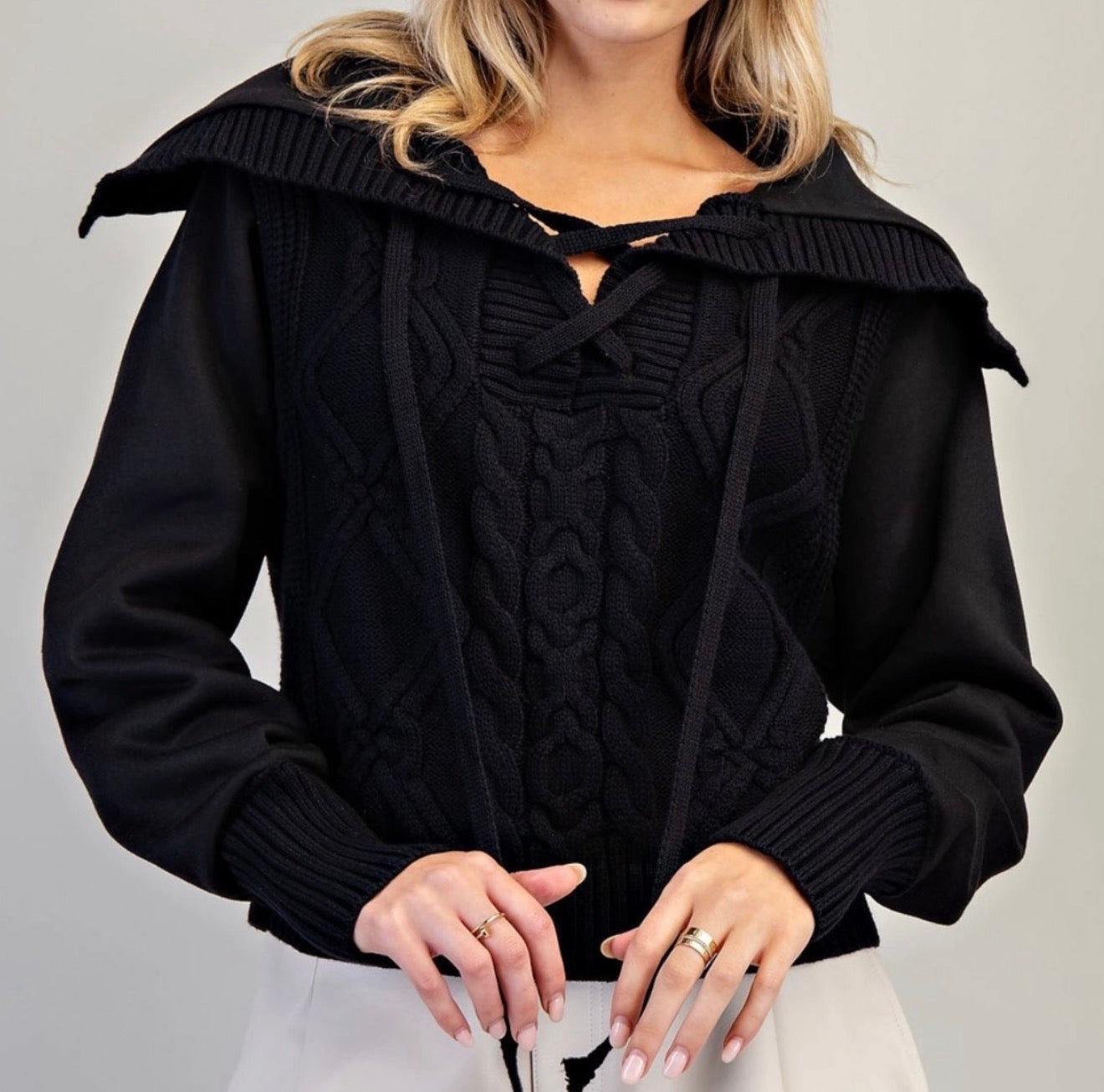 Black knit Jumper