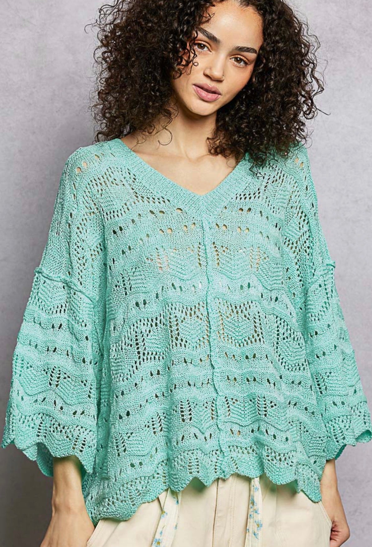 Seafoam Serenade Top