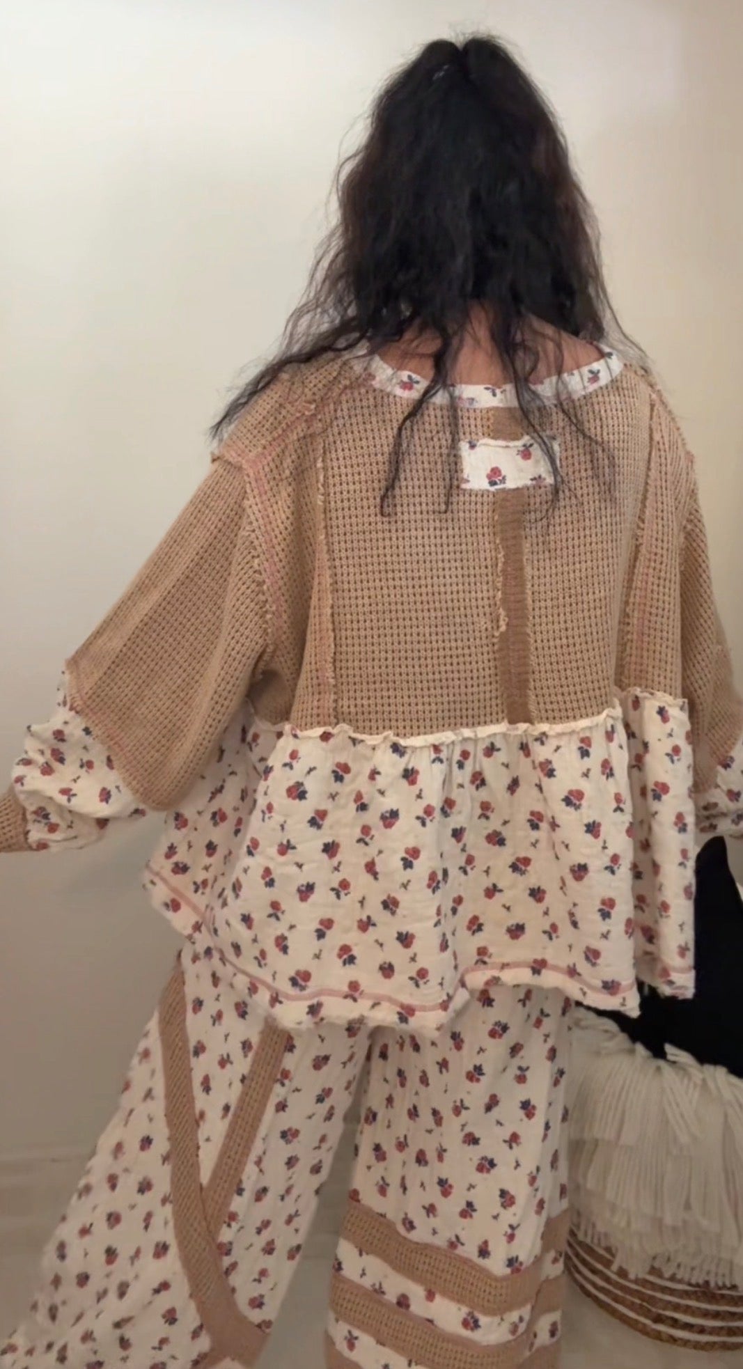 Rose beige Babydoll Top