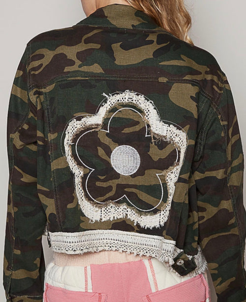 Camo Denim jacket