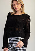 Black Grove Knit Top