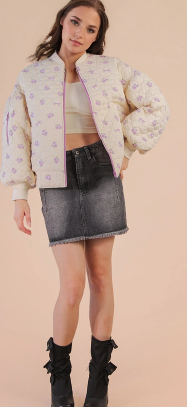 Lavender Bloom Jacket
