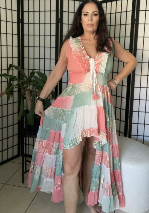 Abbey Hi Low Maxi Dress