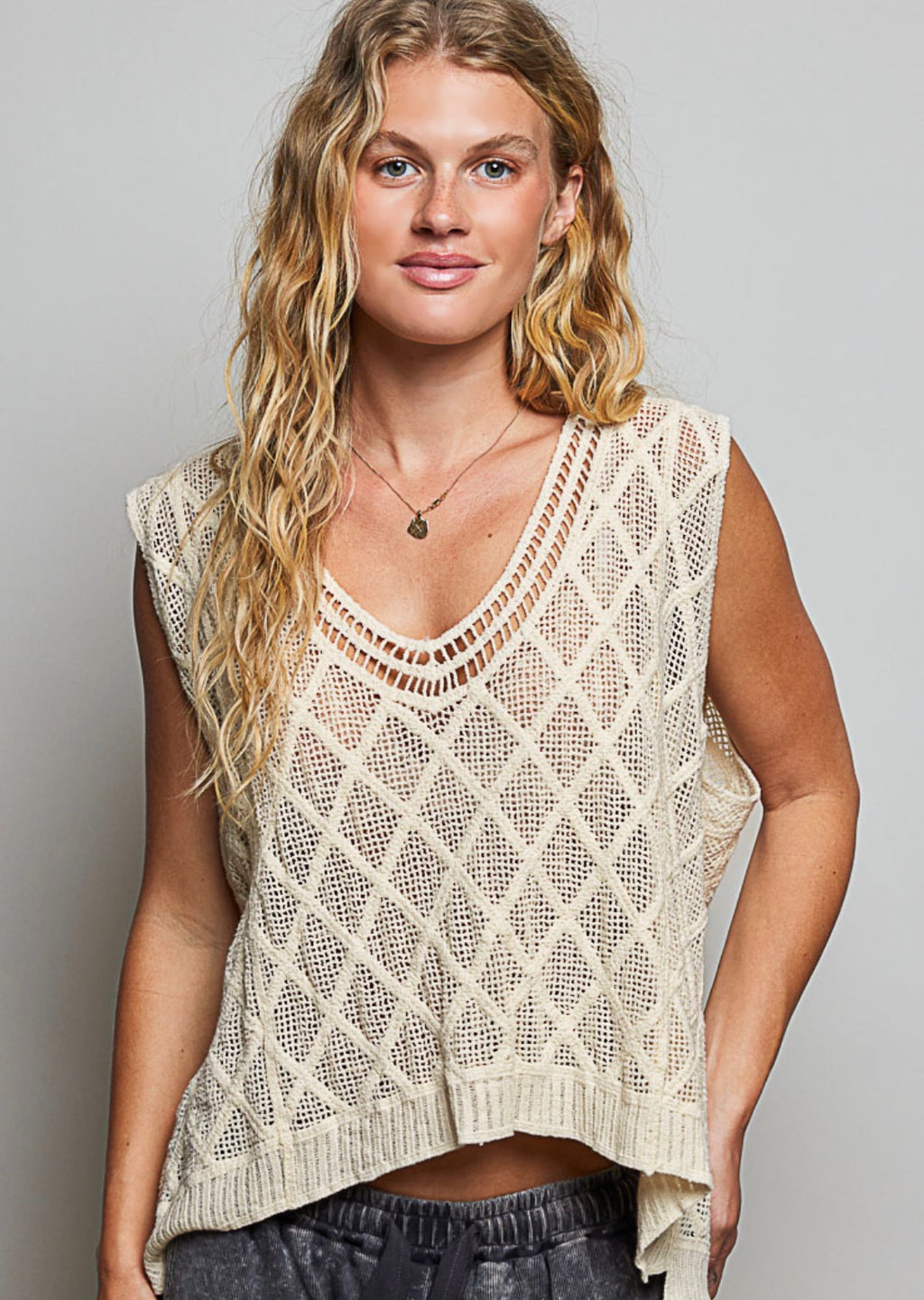 Electric Honey Knit Vest