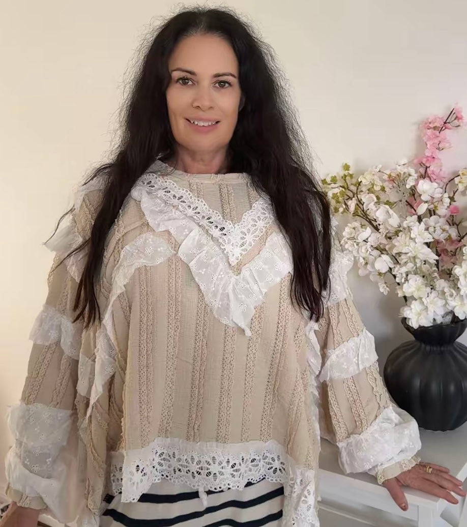 Love Shack Top -Beige