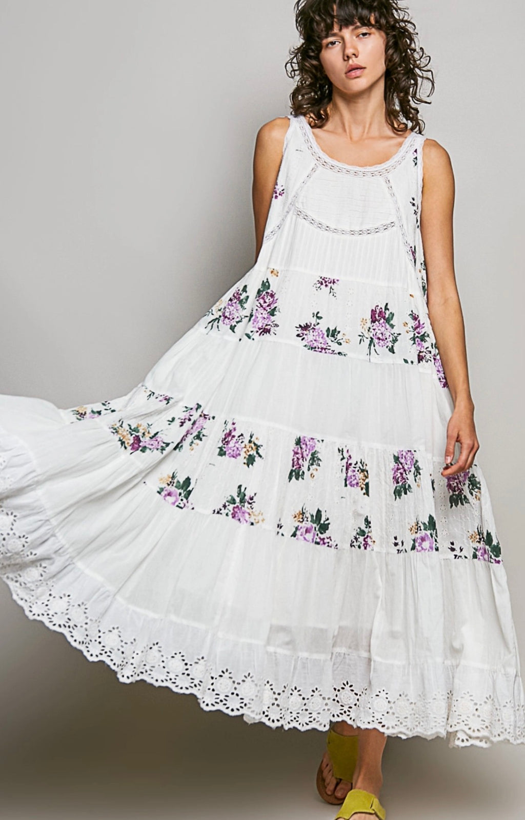 Lavender Garden Maxi Dress