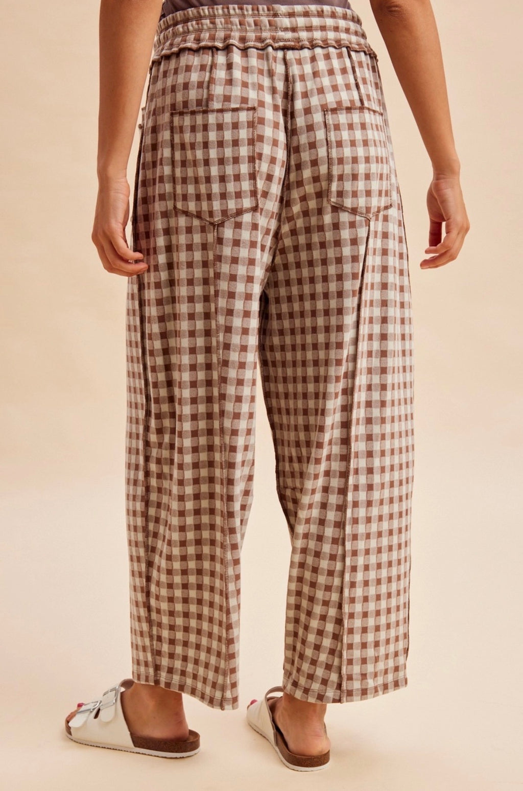 Gingham Cloud Pants