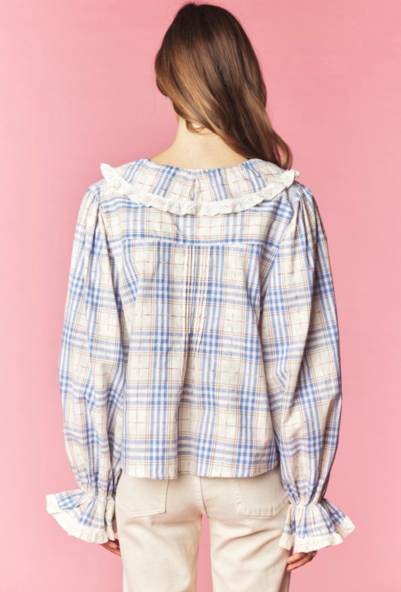 Darling Plaid Top
