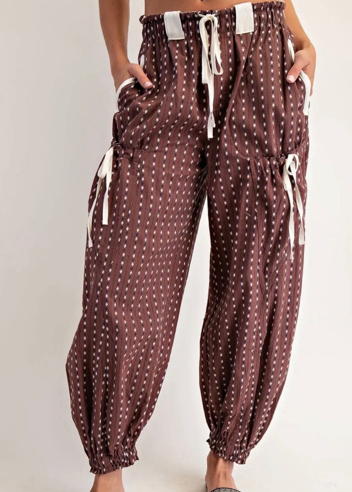 Cocoa & Cream Cargo Pants