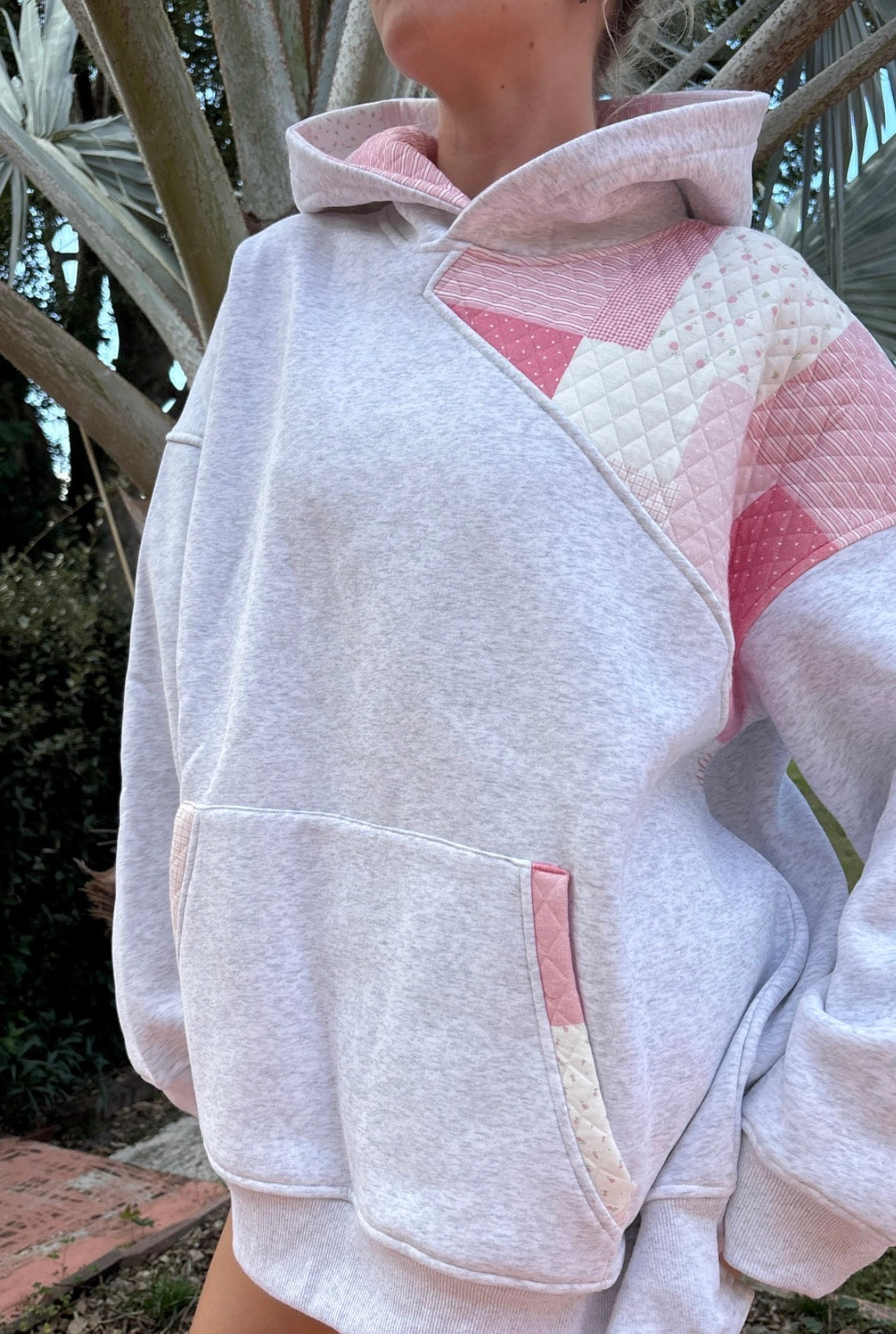 Patchwork Kisses Hoodie