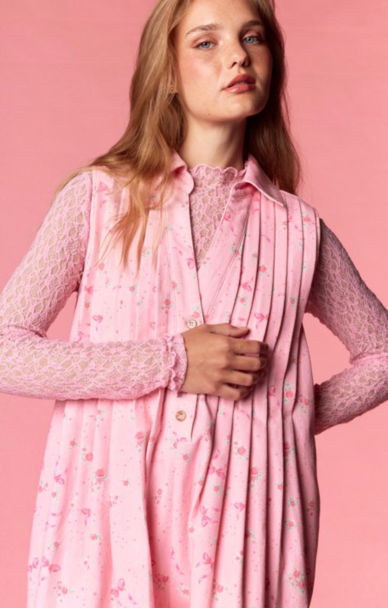 Pink Postcard Playsuit