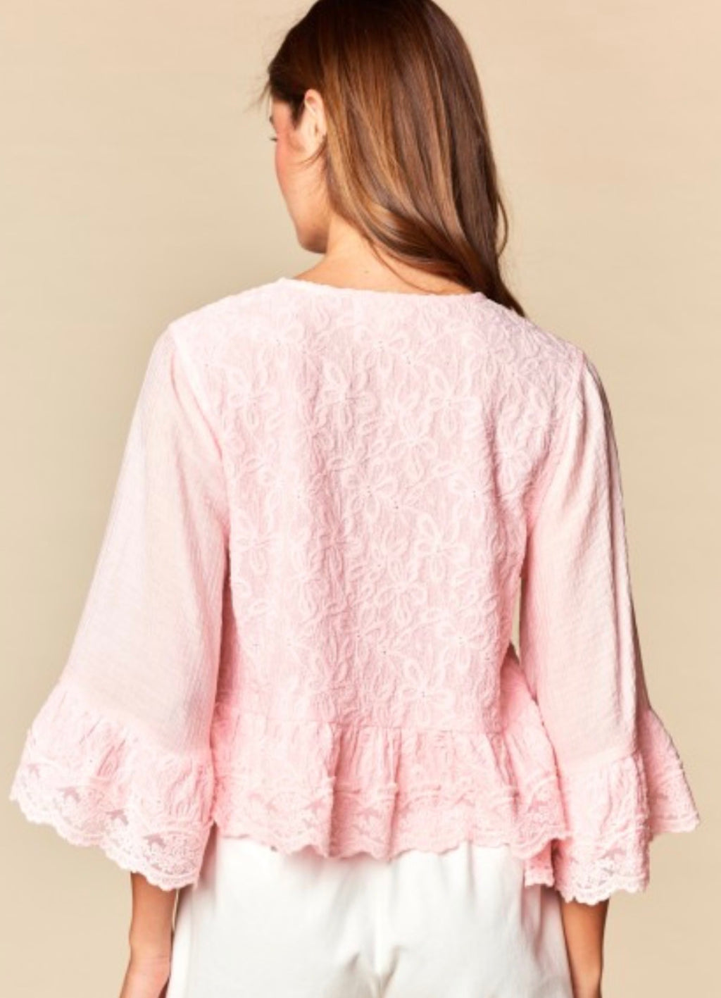 Marshmallow Lace Top