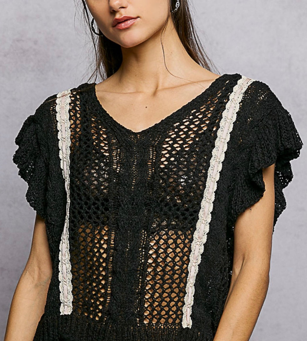 Noire Knit Top