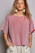 Rosy Days Waffle Tee